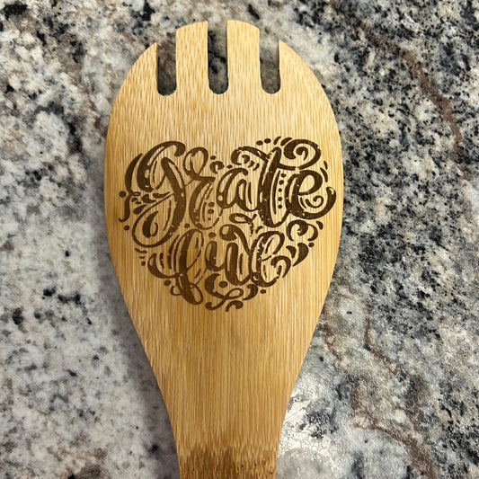 Engraved Spoon Grateful