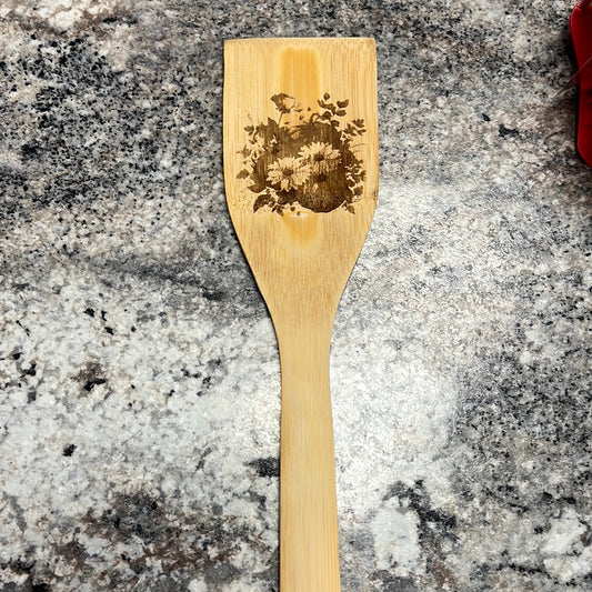 Fall Engraved Spoon